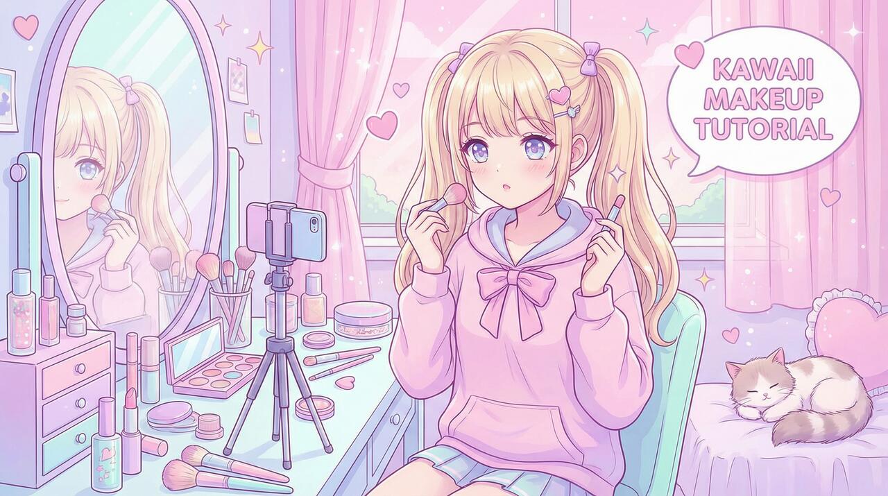 糖心vlog美妆视频教程